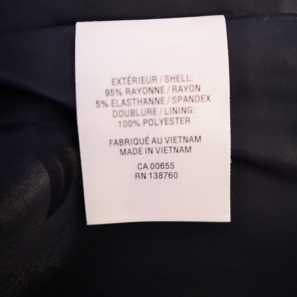 Reitmans Petite Ladies Navy Size 14 Petite Fully Lined Blazer - Picture 6 of 10